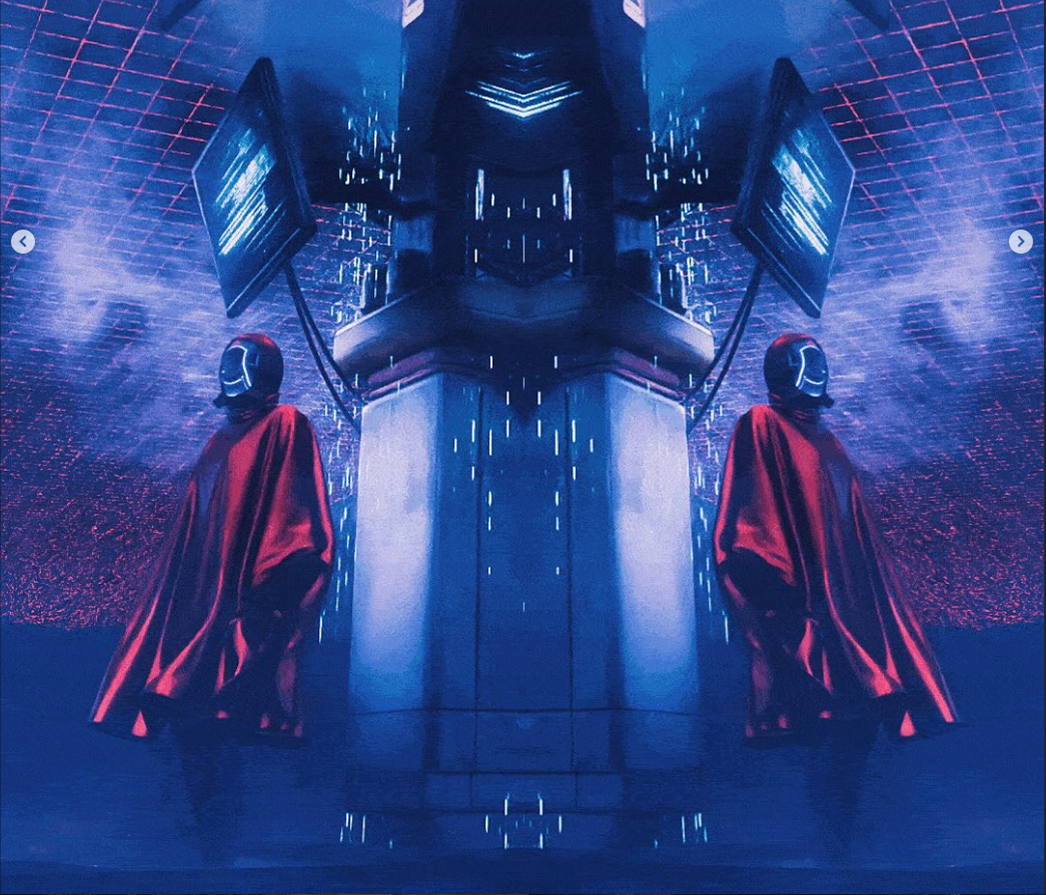 Screenfall · cyberpunk 3D visual project